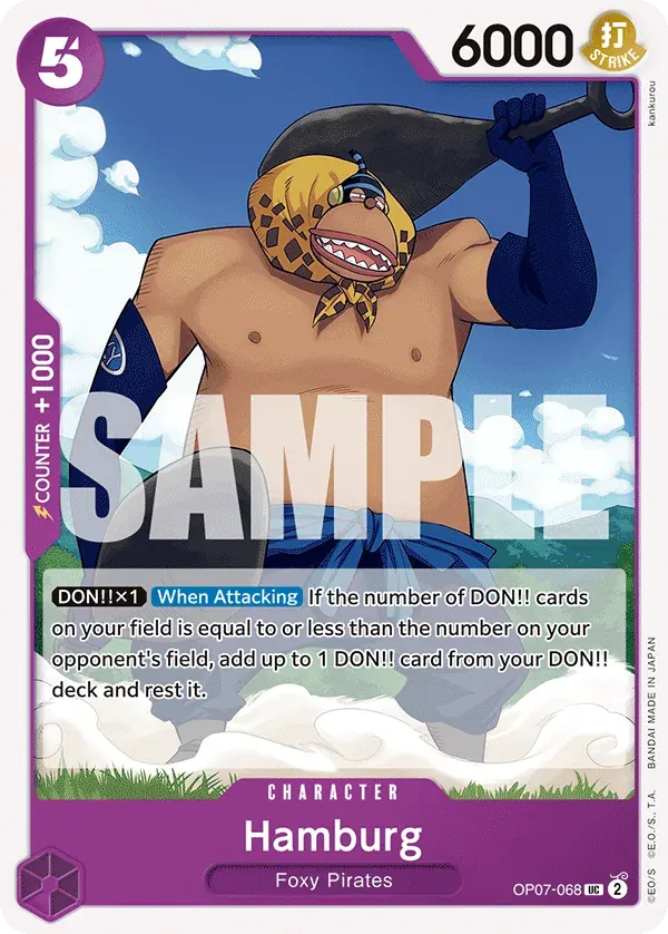 Hamburg — carte One Piece TCG OP07-068 (500 Years in the Future)