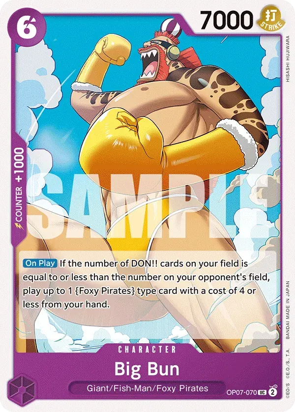 Big Bun — carte One Piece TCG OP07-070 (500 Years in the Future)