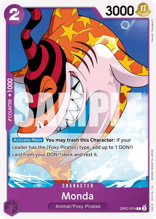 Monda — carte One Piece TCG OP07-074 (500 Years in the Future)