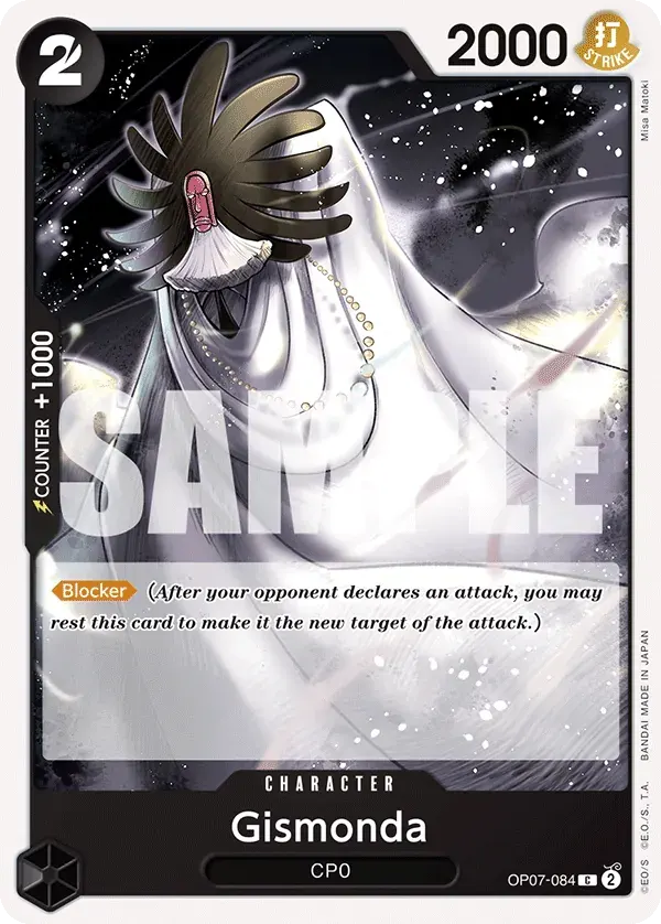 Gismonda — carte One Piece TCG OP07-084 (500 Years in the Future)