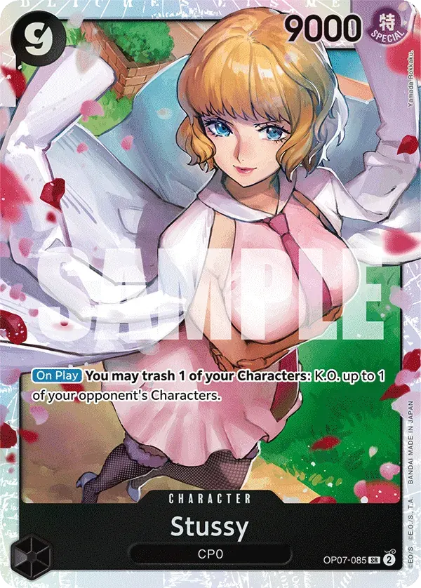 Stussy — carte One Piece TCG OP07-085 (500 Years in the Future)