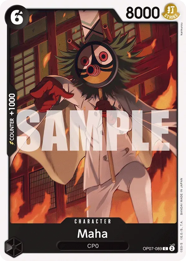 Maha — carte One Piece TCG OP07-089 (500 Years in the Future)