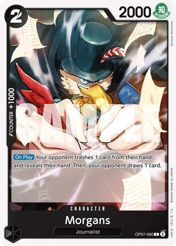 Morgans — carte One Piece TCG OP07-090 (500 Years in the Future)