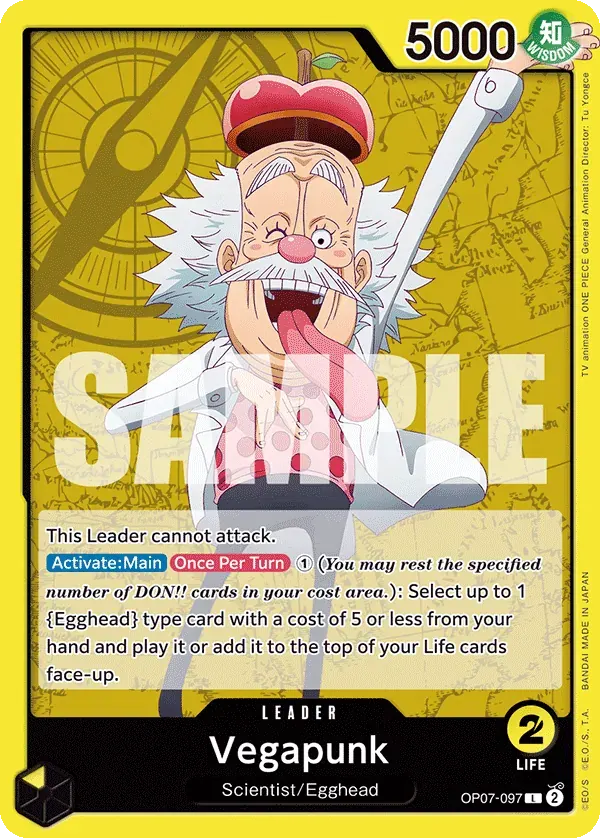 Vegapunk — carte One Piece TCG OP07-097 (500 Years in the Future)