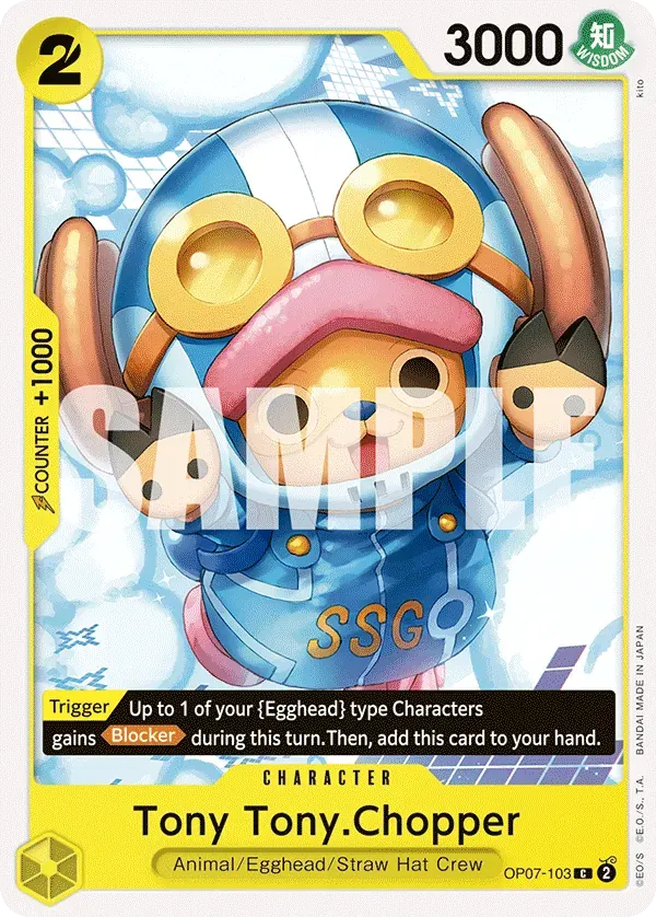 Tony Tony.Chopper — carte One Piece TCG OP07-103 (500 Years in the Future)