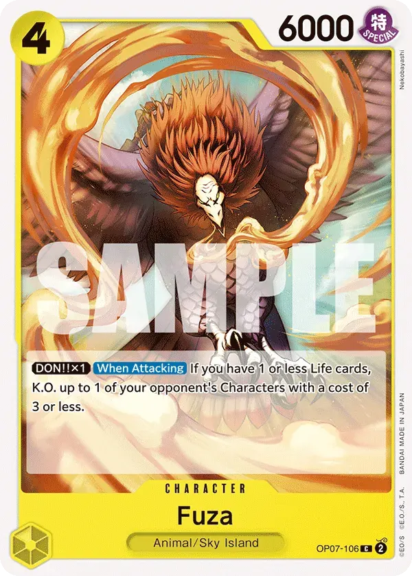 Fuza — carte One Piece TCG OP07-106 (500 Years in the Future)