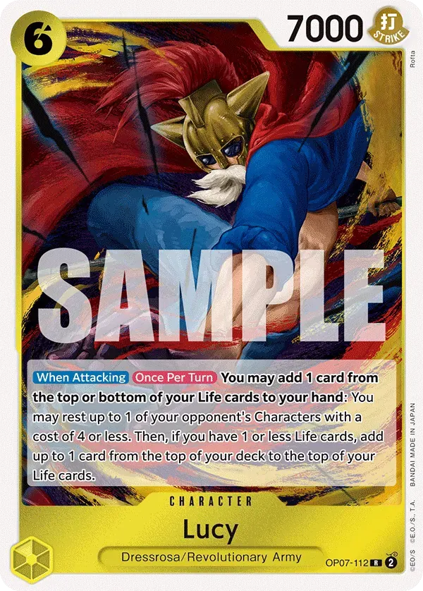 Lucy — carte One Piece TCG OP07-112 (500 Years in the Future)