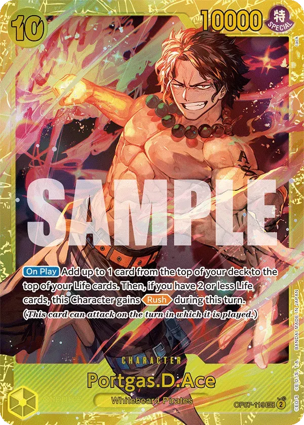 Portgas.D.Ace — carte One Piece TCG OP07-119 (500 Years in the Future)
