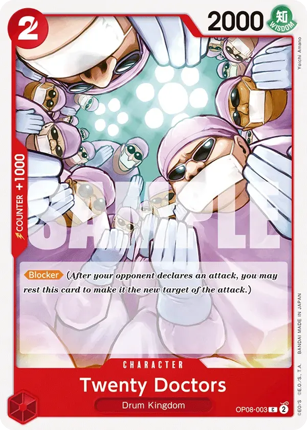 Twenty Doctors — carte One Piece TCG OP08-003 (Two Legends)
