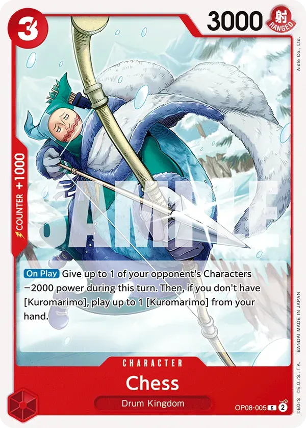 Chess — carte One Piece TCG OP08-005 (Two Legends)