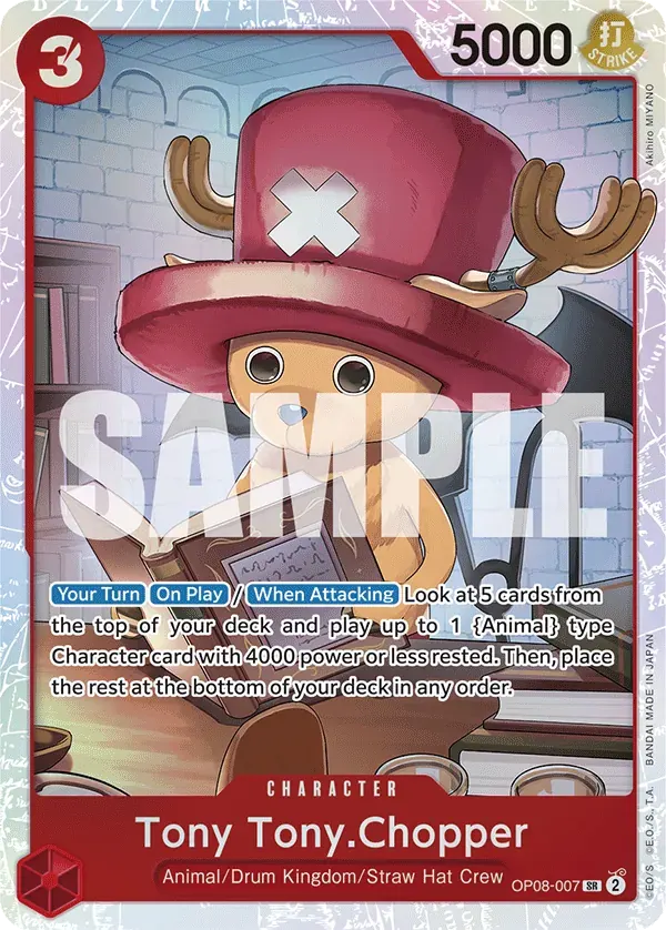 Tony Tony.Chopper — carte One Piece TCG OP08-007 (Two Legends)