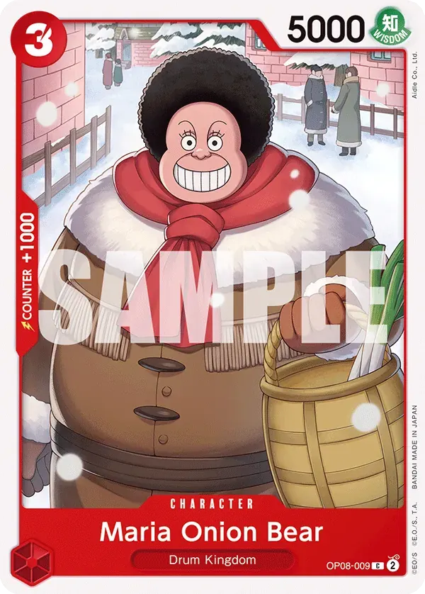 Maria Onion Bear — carte One Piece TCG OP08-009 (Two Legends)