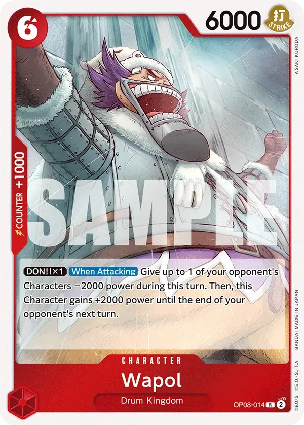 Wapol — carte One Piece TCG OP08-014 (Two Legends)