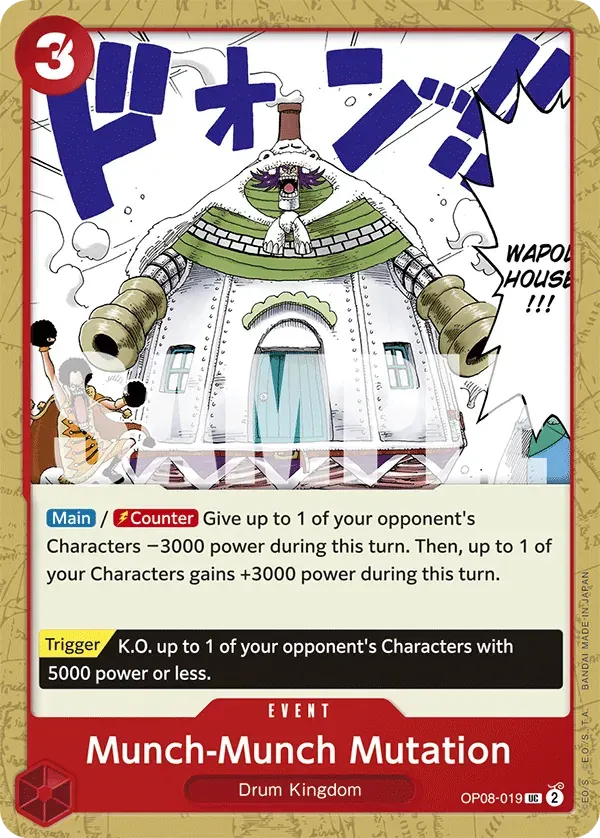 Munch-Munch Mutation — carte One Piece TCG OP08-019 (Two Legends)