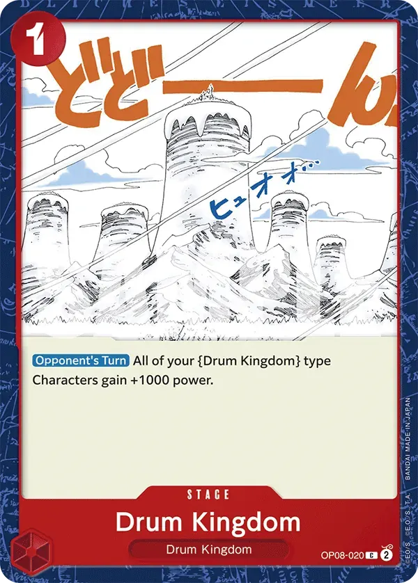 Drum Kingdom — carte One Piece TCG OP08-020 (Two Legends)