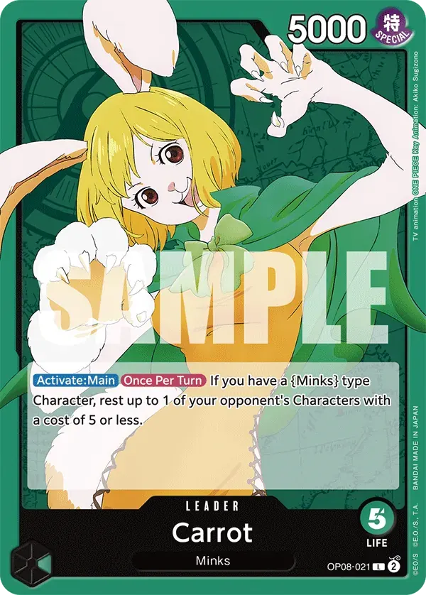 Carrot — carte One Piece TCG OP08-021 (Two Legends)