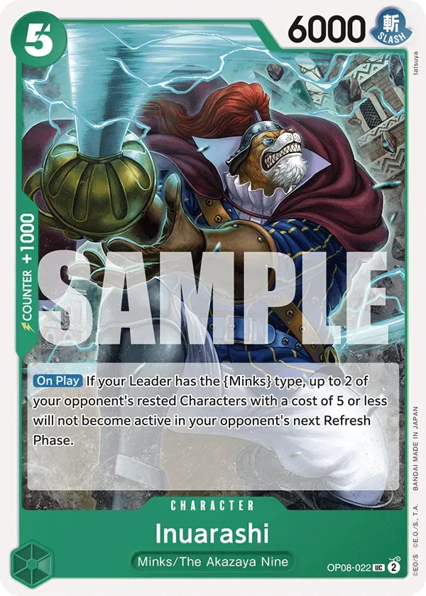 Inuarashi — carte One Piece TCG OP08-022 (Two Legends)
