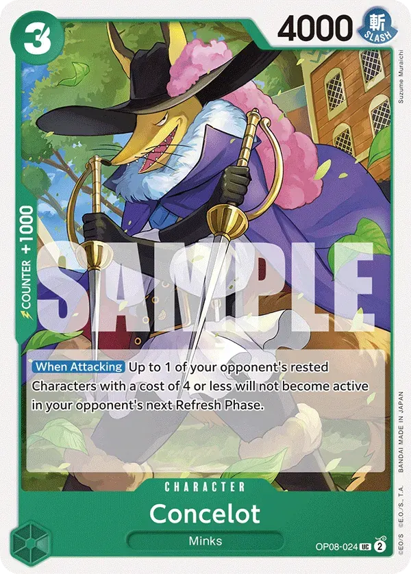 Concelot — carte One Piece TCG OP08-024 (Two Legends)