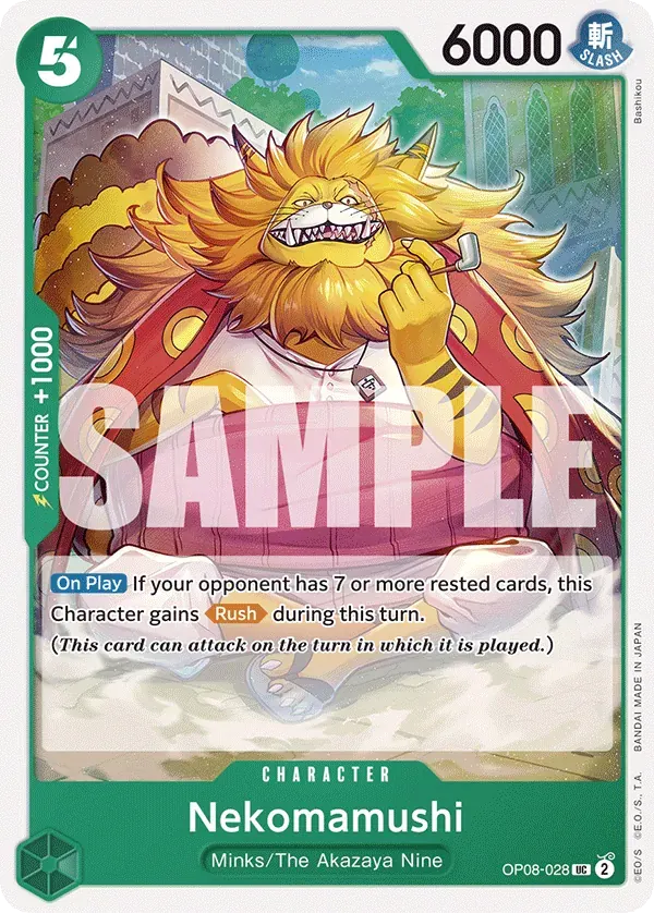 Nekomamushi — carte One Piece TCG OP08-028 (Two Legends)