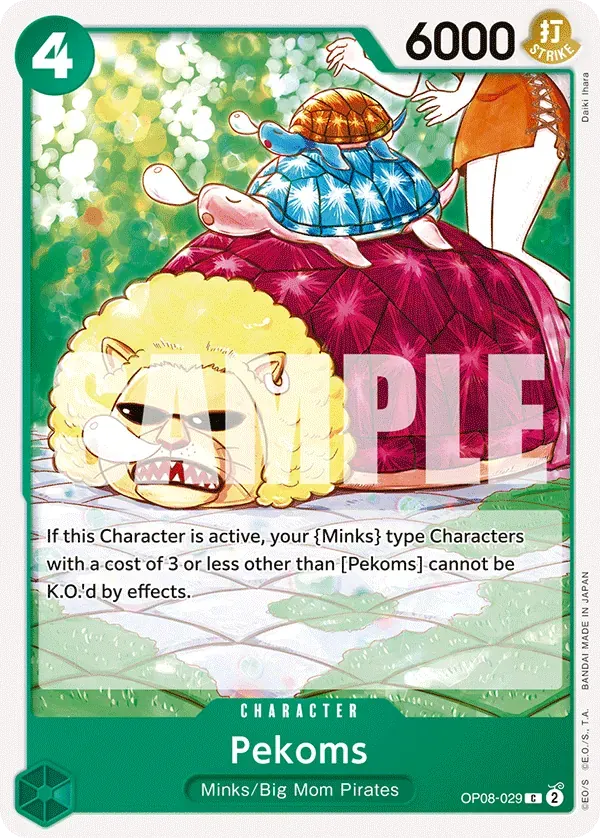 Pekoms — carte One Piece TCG OP08-029 (Two Legends)