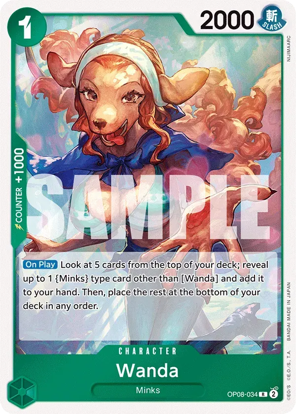 Wanda — carte One Piece TCG OP08-034 (Two Legends)