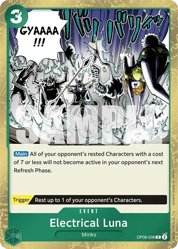 Electrical Luna — carte One Piece TCG OP08-036 (Two Legends)
