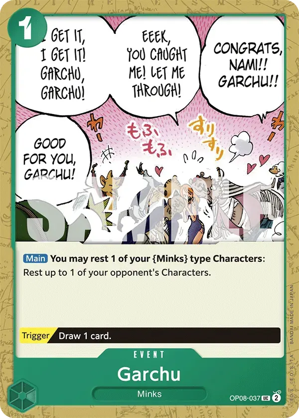 Garchu — carte One Piece TCG OP08-037 (Two Legends)