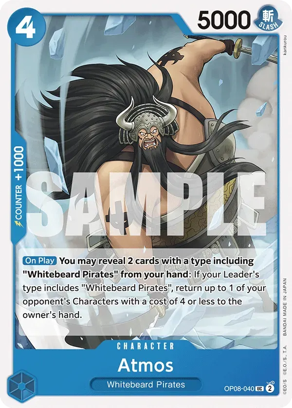 Atmos — carte One Piece TCG OP08-040 (Two Legends)