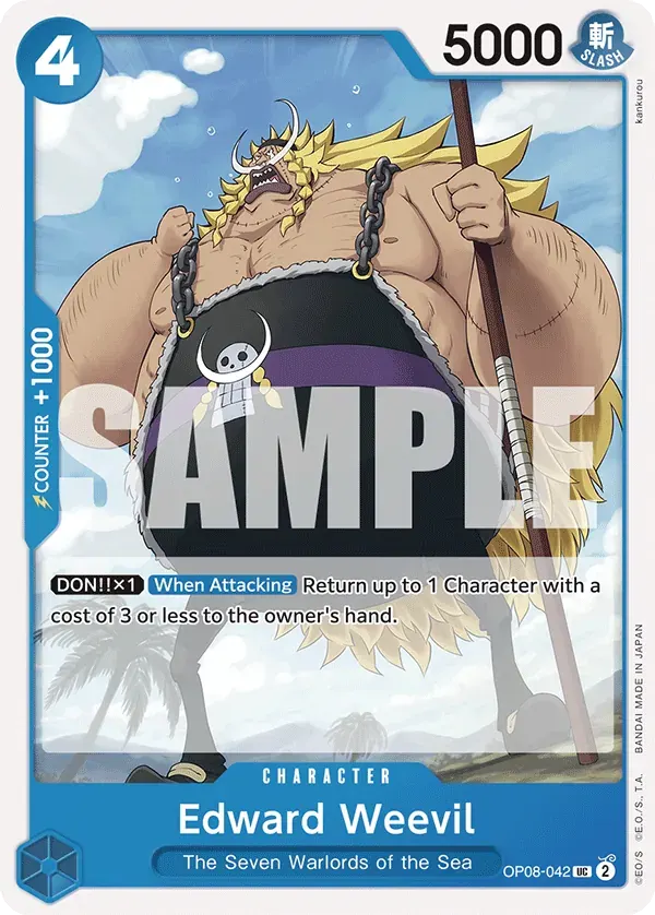 Edward Weevil — carte One Piece TCG OP08-042 (Two Legends)