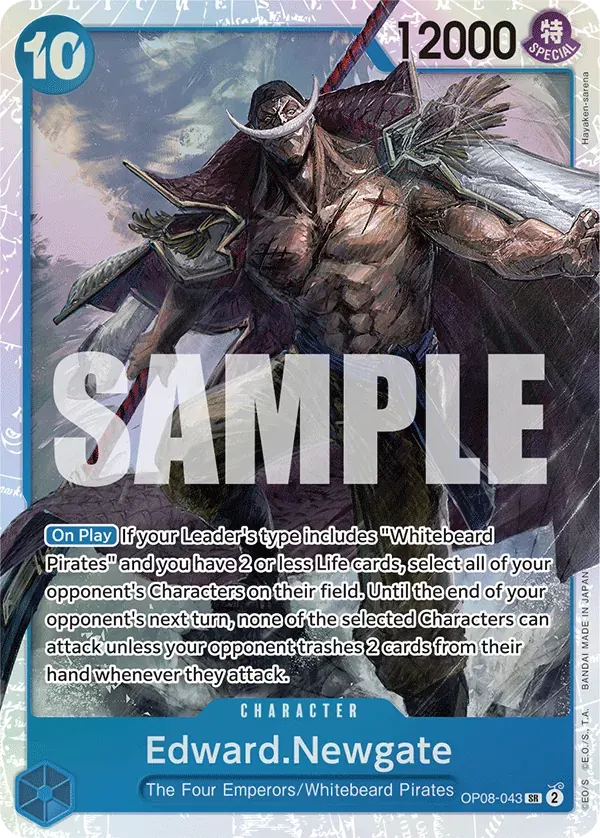 Edward.Newgate — carte One Piece TCG OP08-043 (Two Legends)