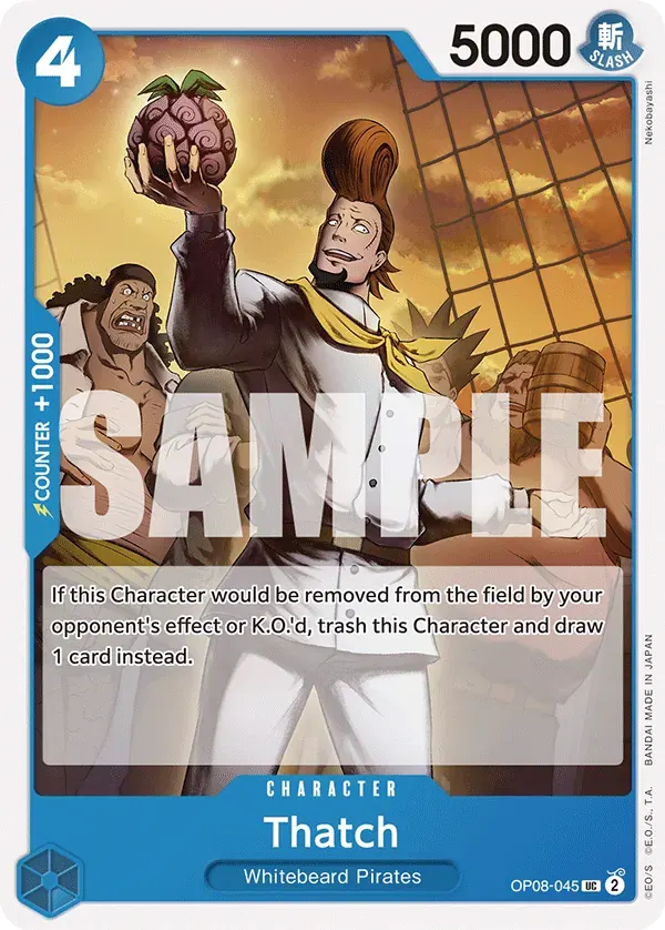 Thatch — carte One Piece TCG OP08-045 (Two Legends)