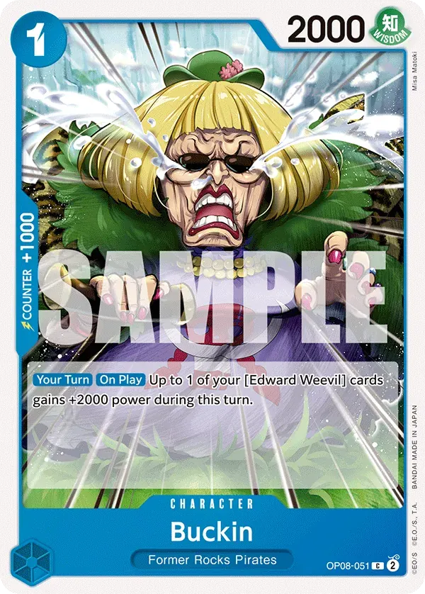 Buckin — carte One Piece TCG OP08-051 (Two Legends)