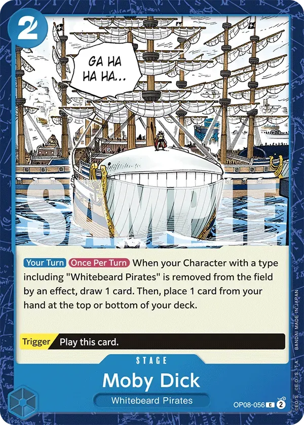 Moby Dick — carte One Piece TCG OP08-056 (Two Legends)