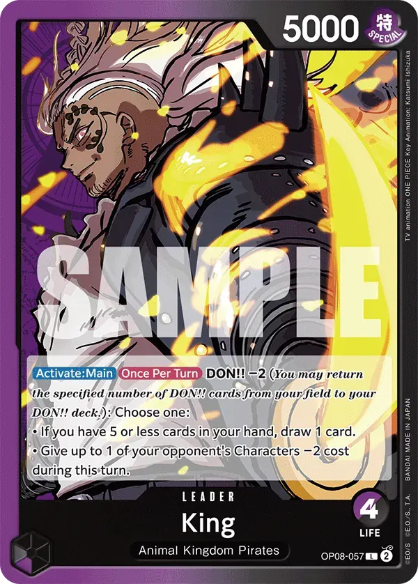 King — carte One Piece TCG OP08-057 (Two Legends)