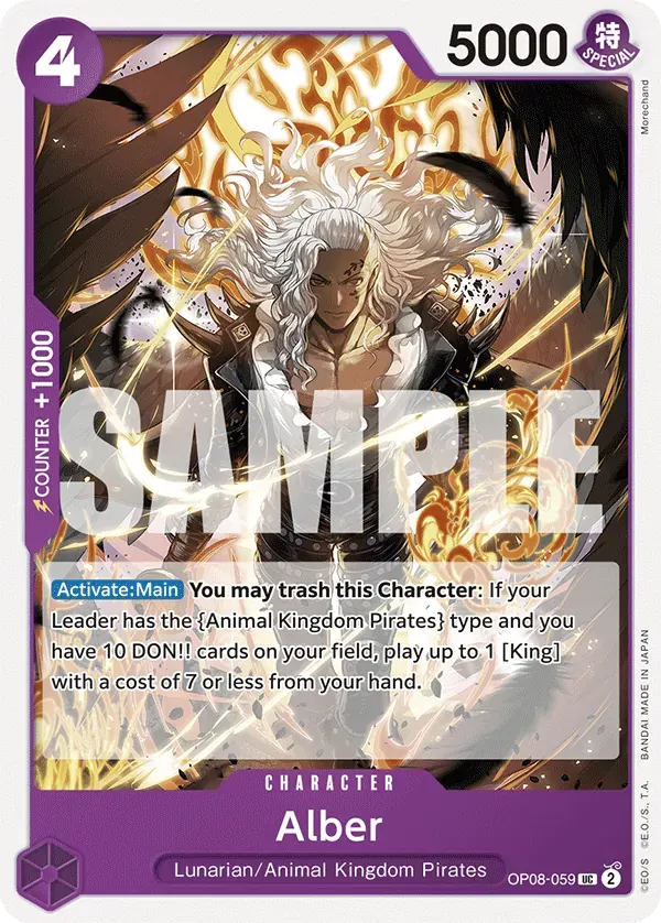 Alber — carte One Piece TCG OP08-059 (Two Legends)