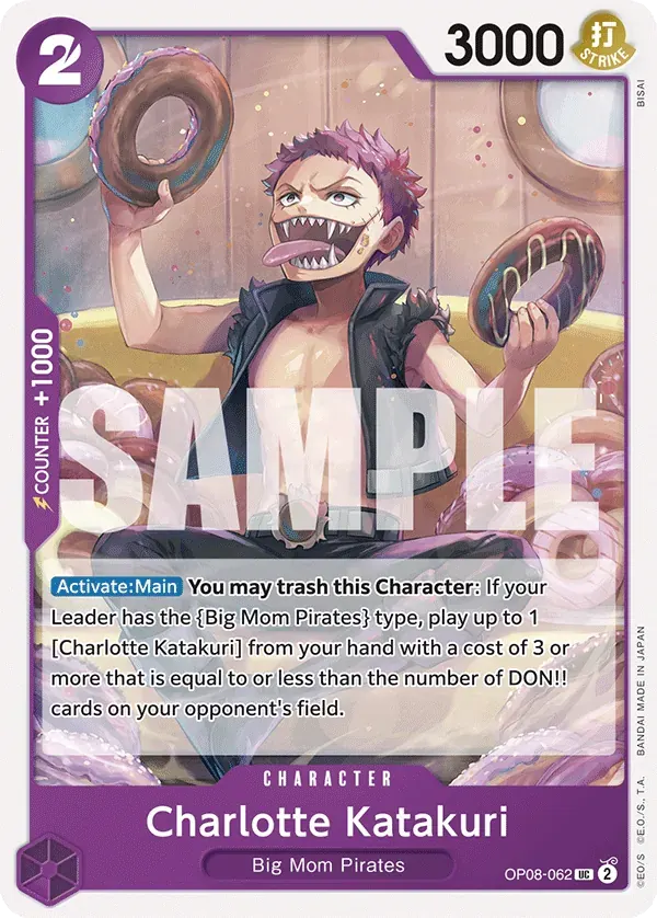 Charlotte Katakuri — carte One Piece TCG OP08-062 (Two Legends)