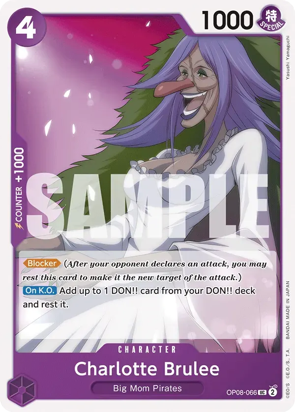 Charlotte Brulee — carte One Piece TCG OP08-066 (Two Legends)
