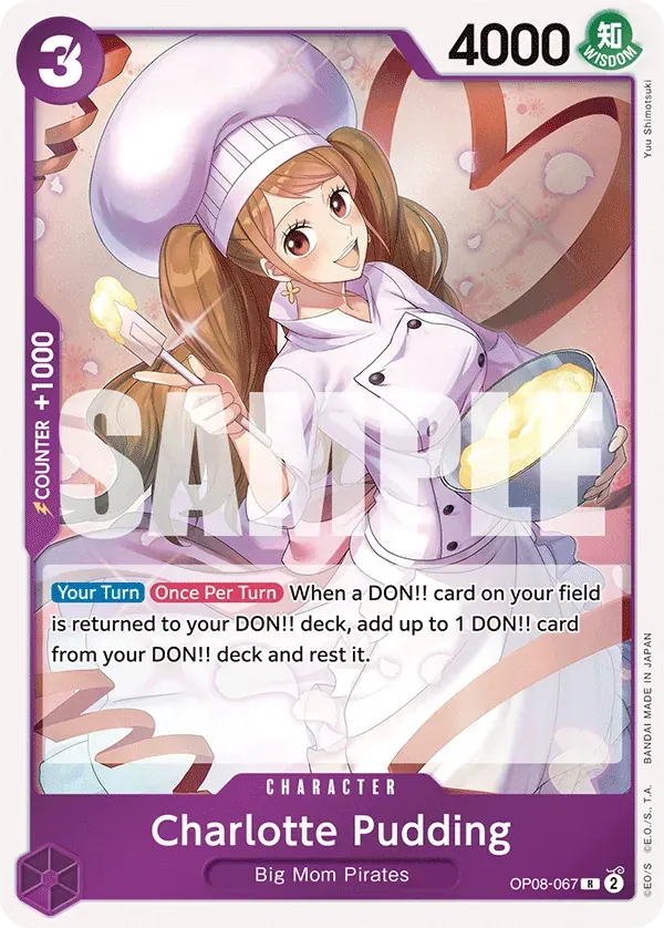 Charlotte Pudding — carte One Piece TCG OP08-067 (Two Legends)