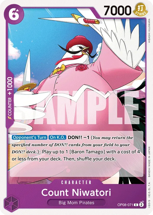 Count Niwatori — carte One Piece TCG OP08-071 (Two Legends)