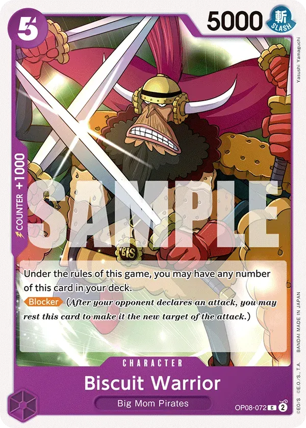 Biscuit Warrior — carte One Piece TCG OP08-072 (Two Legends)
