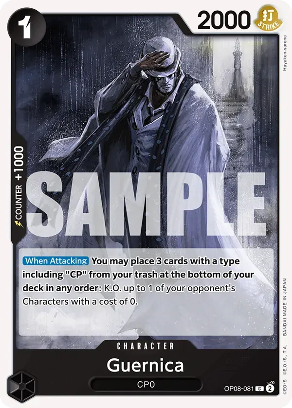 Guernica — carte One Piece TCG OP08-081 (Two Legends)