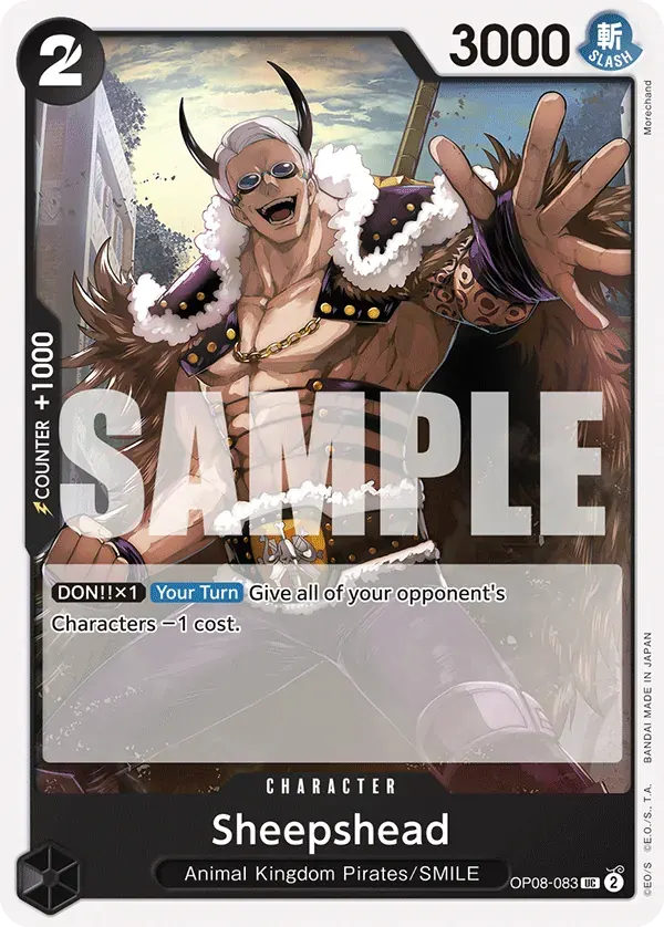 Sheepshead — carte One Piece TCG OP08-083 (Two Legends)