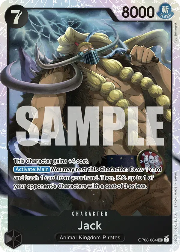 Jack — carte One Piece TCG OP08-084 (Two Legends)