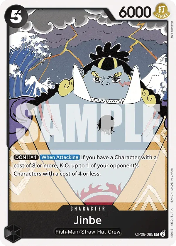 Jinbe — carte One Piece TCG OP08-085 (Two Legends)