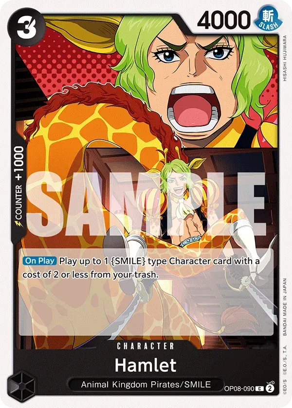Hamlet — carte One Piece TCG OP08-090 (Two Legends)