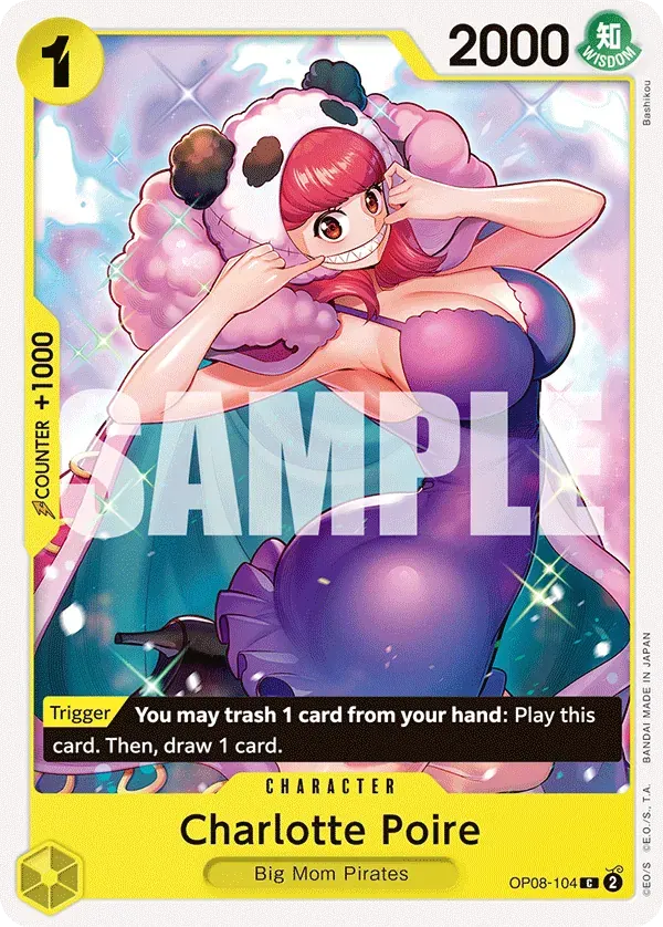 Charlotte Poire — carte One Piece TCG OP08-104 (Two Legends)