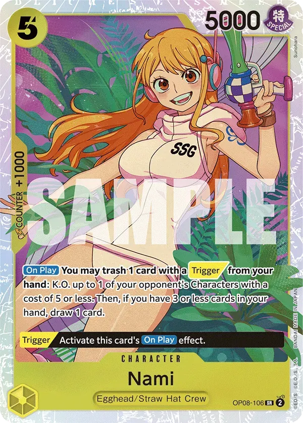 Nami — carte One Piece TCG OP08-106 (Two Legends)