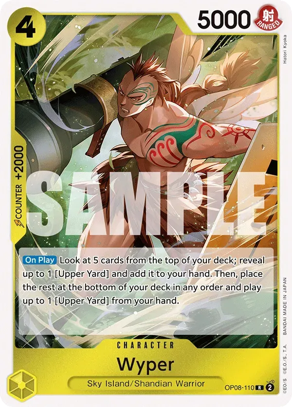 Wyper — carte One Piece TCG OP08-110 (Two Legends)