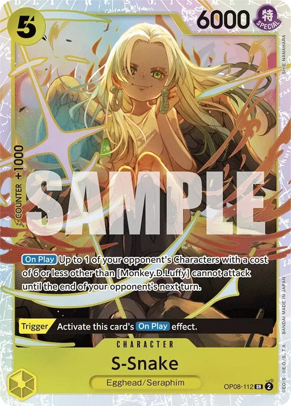 S-Snake — carte One Piece TCG OP08-112 (Two Legends)
