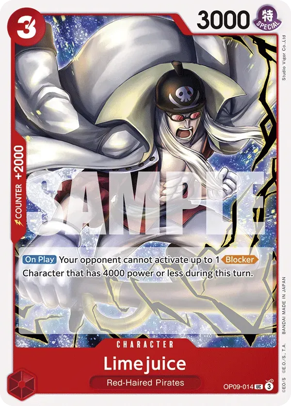 Limejuice — carte One Piece TCG OP09-014 (Emperors in the New World)